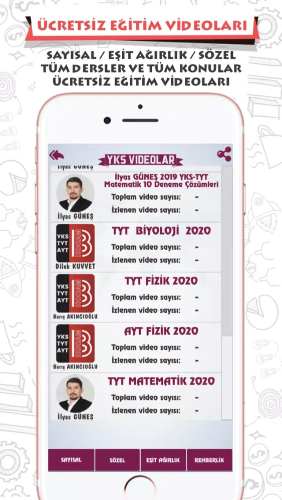 Benim Hocam YKS 2020 스크린샷