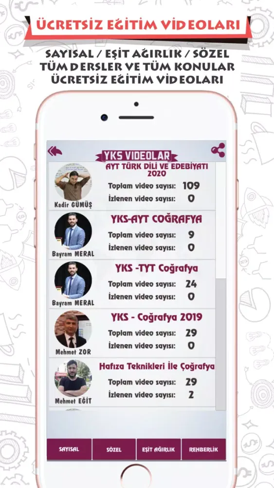 Benim Hocam YKS 2020 스크린샷