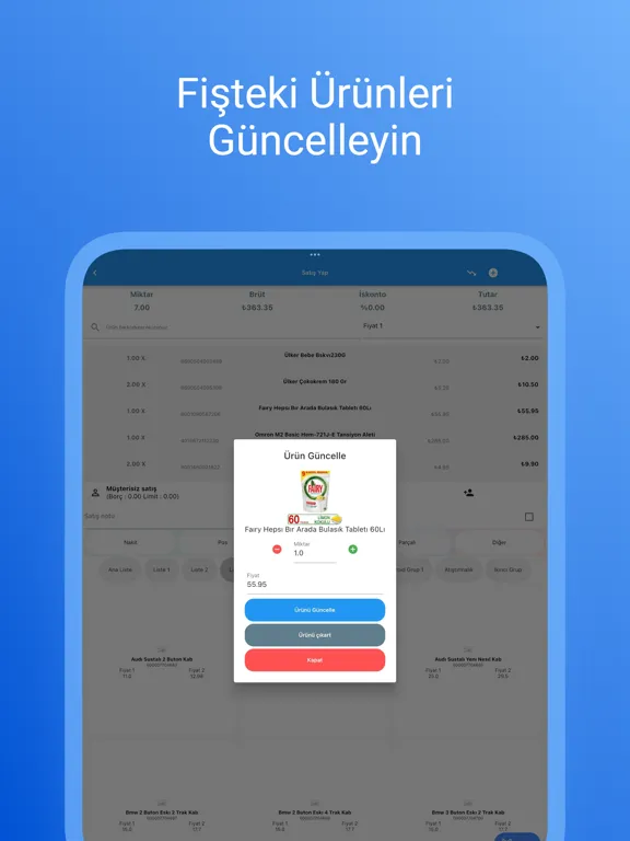 BenimPOS Pro iPad  스크린샷
