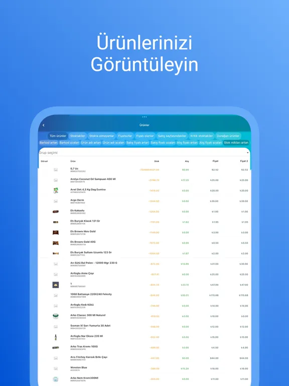 BenimPOS Pro iPad  스크린샷