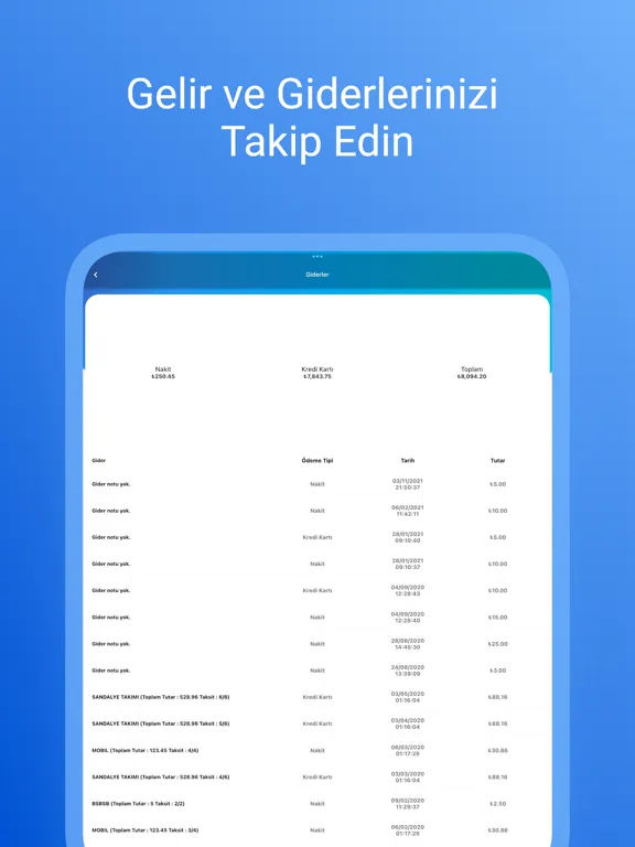 BenimPOS Pro iPad  스크린샷