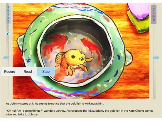 Tangkapan layar Johnny Can Dream iPad 