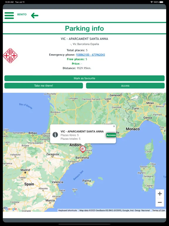 Benito Urban iPad  Screenshots