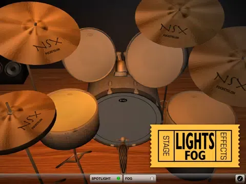 Capturas de tela do Spotlight Drums Pro ~ The drum set formerly known as 3D Drum Kit iPad 