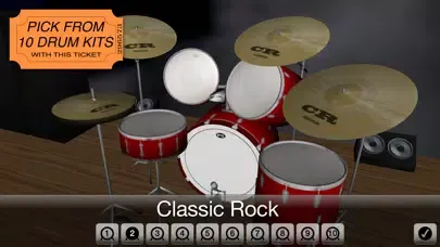 Capturas de tela do Spotlight Drums Pro ~ The drum set formerly known as 3D Drum Kit