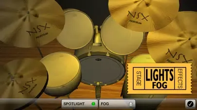 Capturas de tela do Spotlight Drums Pro ~ The drum set formerly known as 3D Drum Kit