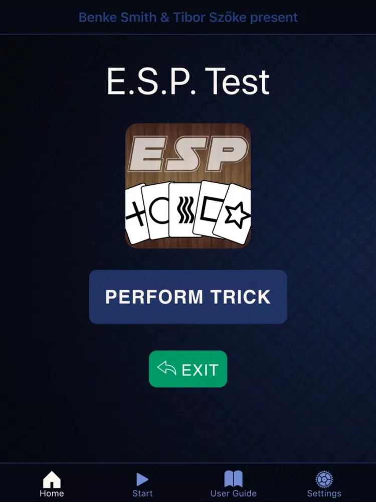 Tangkapan skrin ESP Test (BS Magic) iPad 