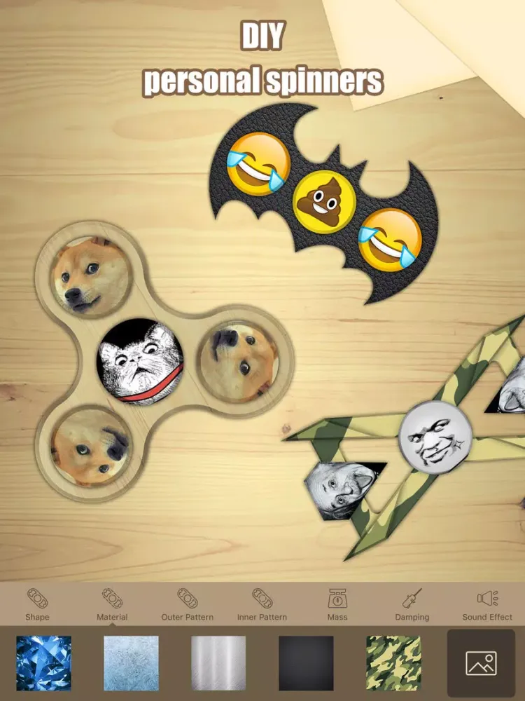 Fidget Hand Spinner iPad Screenshots