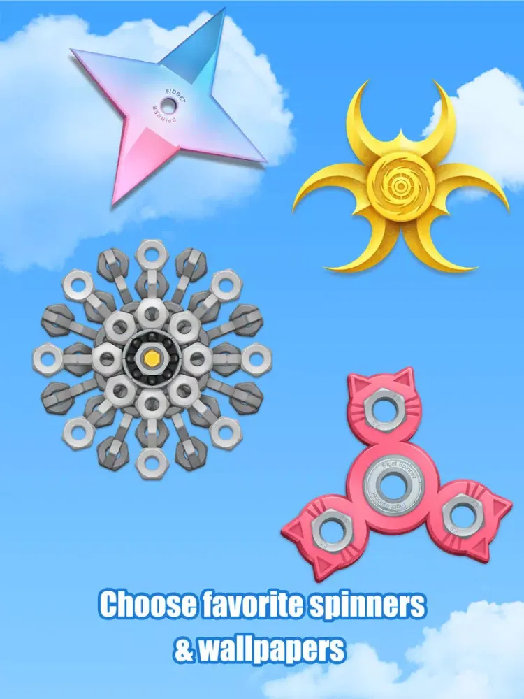 Fidget Hand Spinner iPad Screenshots