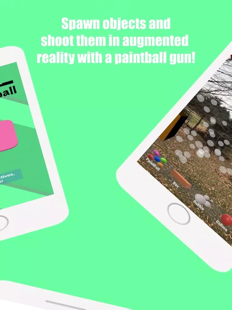 Скриншоты AR-Paintball iPad 