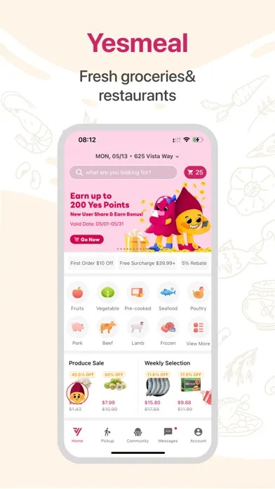 Screenshot di Yesmeal