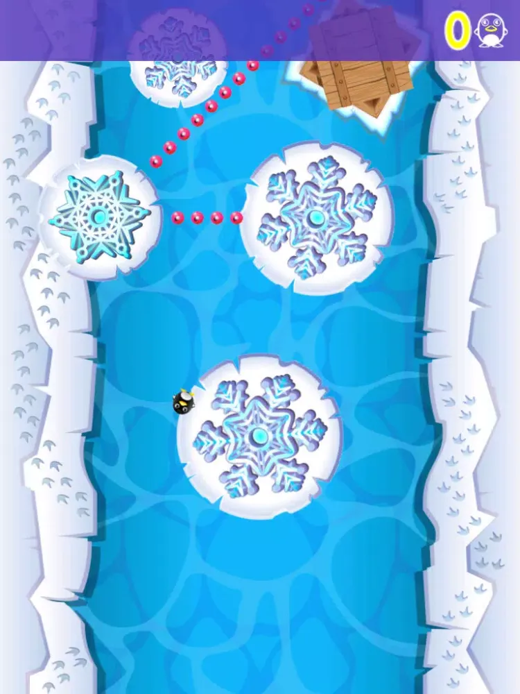 Winter Penguin Tap To Jump To Ice iPad  Ekran Görüntüleri