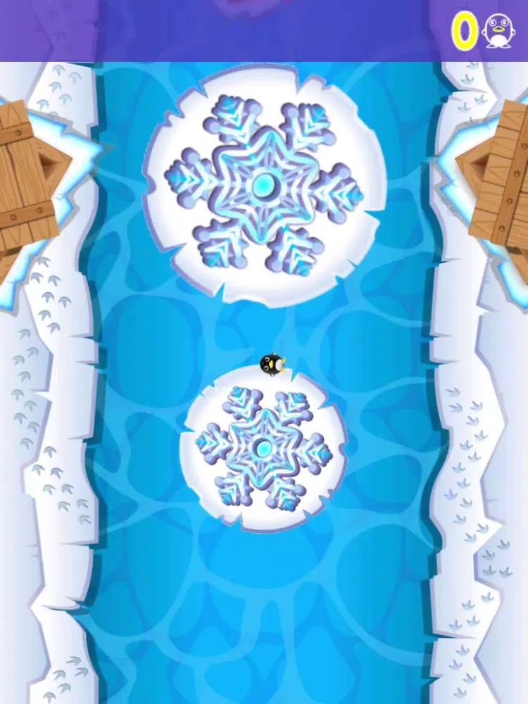 Winter Penguin Tap To Jump To Ice iPad  Ekran Görüntüleri