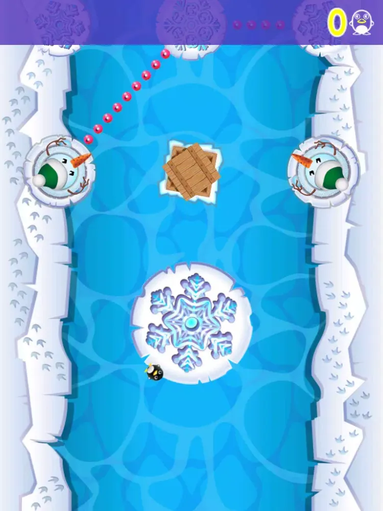 Winter Penguin Tap To Jump To Ice iPad  Ekran Görüntüleri
