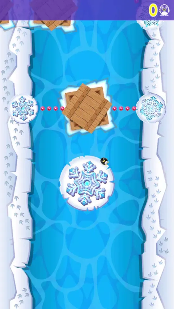 Winter Penguin Tap To Jump To Ice Ekran Görüntüleri