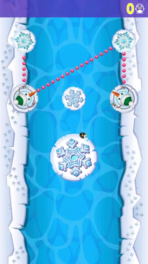 Winter Penguin Tap To Jump To Ice Ekran Görüntüleri