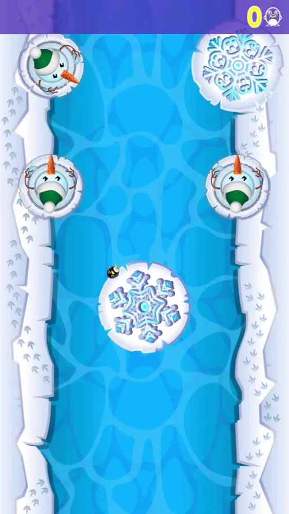 Winter Penguin Tap To Jump To Ice Ekran Görüntüleri
