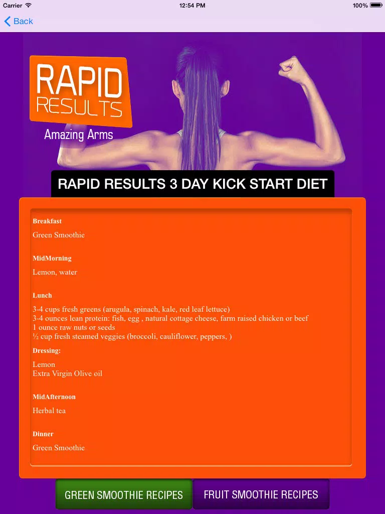 Captures d'écran de 21 day arm workouts plan: fitness trainer arm workouts to get tone & sexy arms iPad 