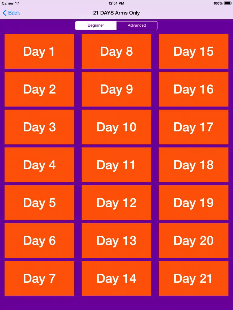 Captures d'écran de 21 day arm workouts plan: fitness trainer arm workouts to get tone & sexy arms iPad 