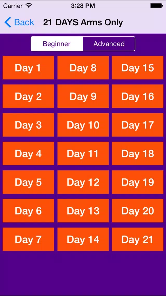 Captures d'écran de 21 day arm workouts plan: fitness trainer arm workouts to get tone & sexy arms