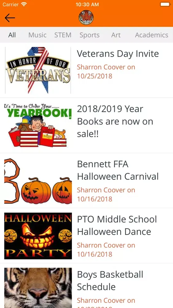 Tangkapan skrin Bennett Middle School
