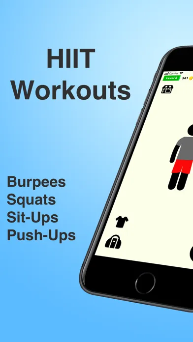 HIIT Workouts - Burpee Hero স্ক্রিনশট