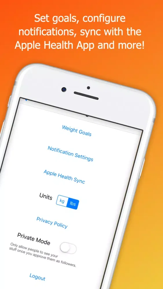 Capturas de pantalla de AdiPosse - Body Weight Tracker