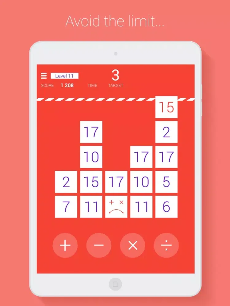 Ảnh chụp màn hình của Numbreaker iPad 