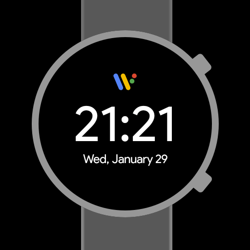 Pixel Minimal Watch Face