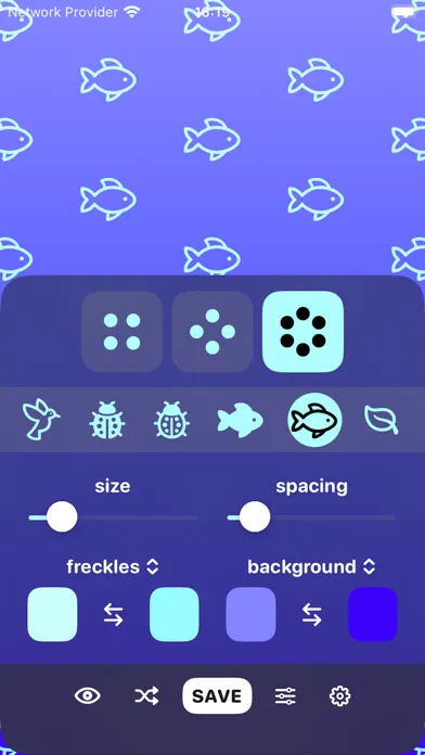 ภาพหน้าจอของ Freckle - Polka Dot Wallpapers