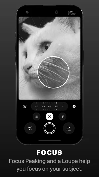 Obscura — Pro Camera Ekran Görüntüleri