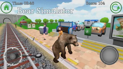 ภาพหน้าจอของ Bear On The Run Simulator