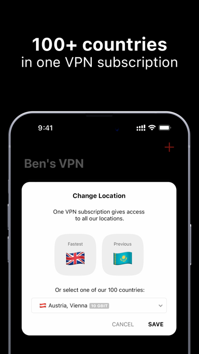 Ben's VPN 스크린샷