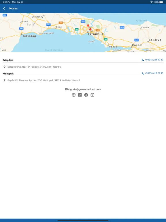 Bentaş Manta iPad  스크린샷