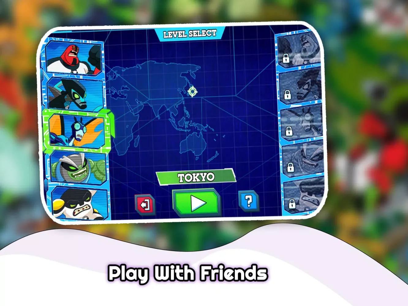 Ben Tennyson with 10 Aliens Screenshots
