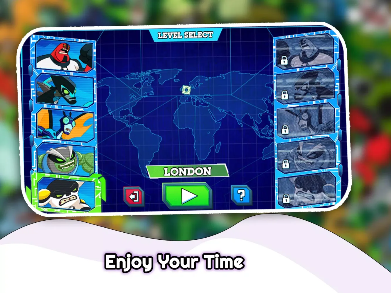 Ben Tennyson with 10 Aliens Screenshots