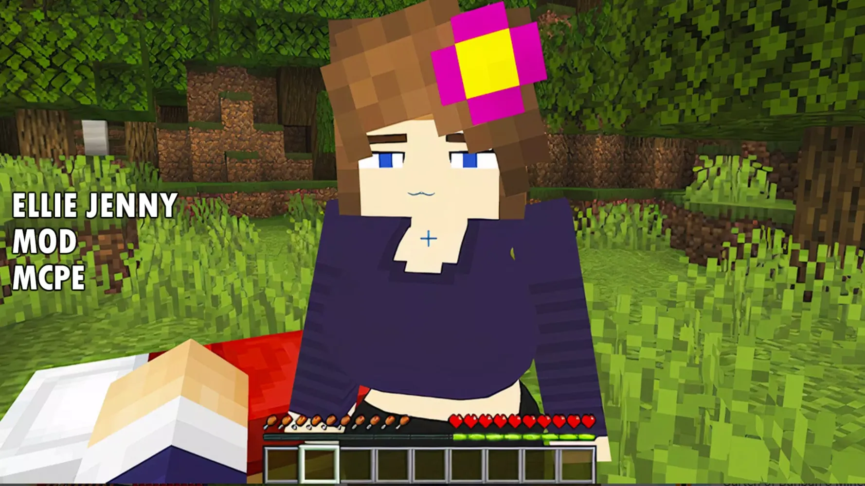 JENNY ELLIE Mod For Minecraft سکرین شاٹس
