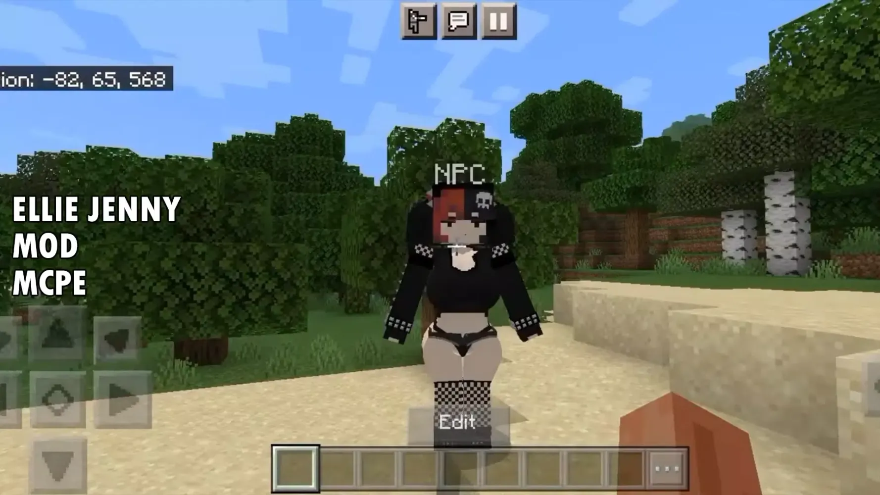 JENNY ELLIE Mod For Minecraft سکرین شاٹس