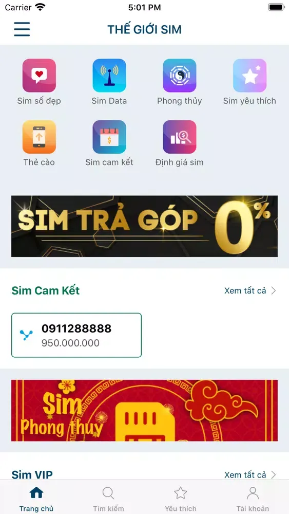 Tangkapan layar Sim Pro