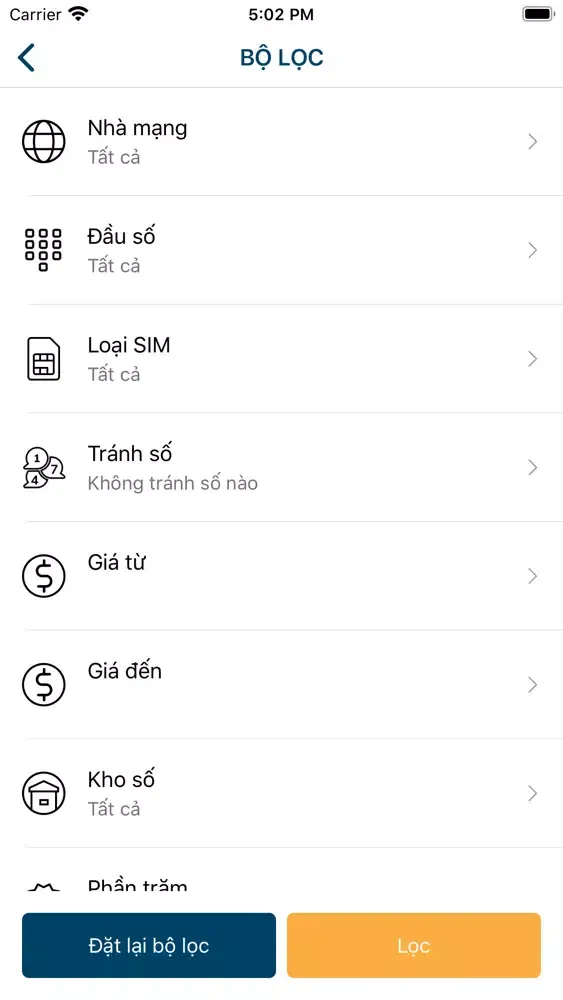 Tangkapan layar Sim Pro