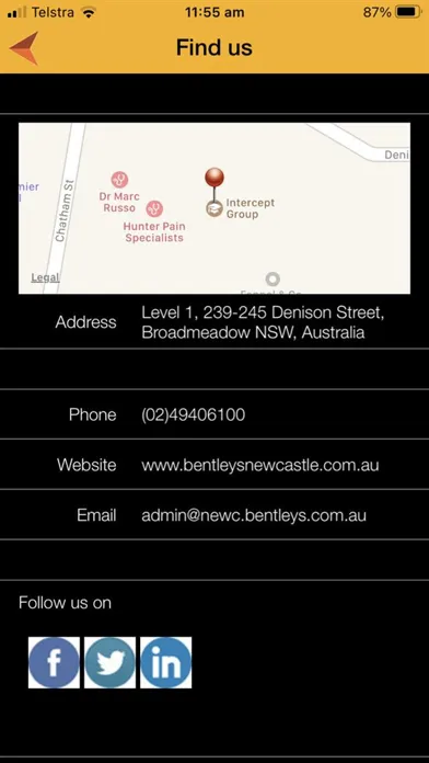 Screenshot di Bentleys Newcastle