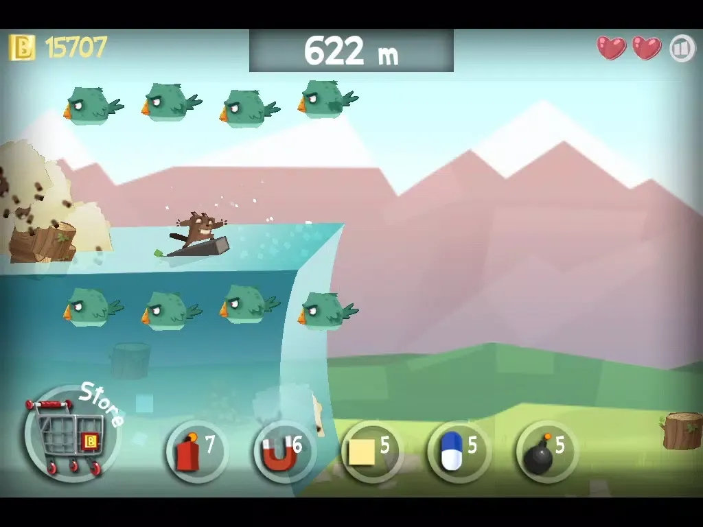 Tangkapan skrin Surfing Beaver iPad 