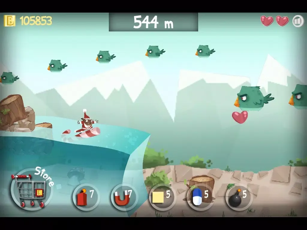 Tangkapan skrin Surfing Beaver iPad 