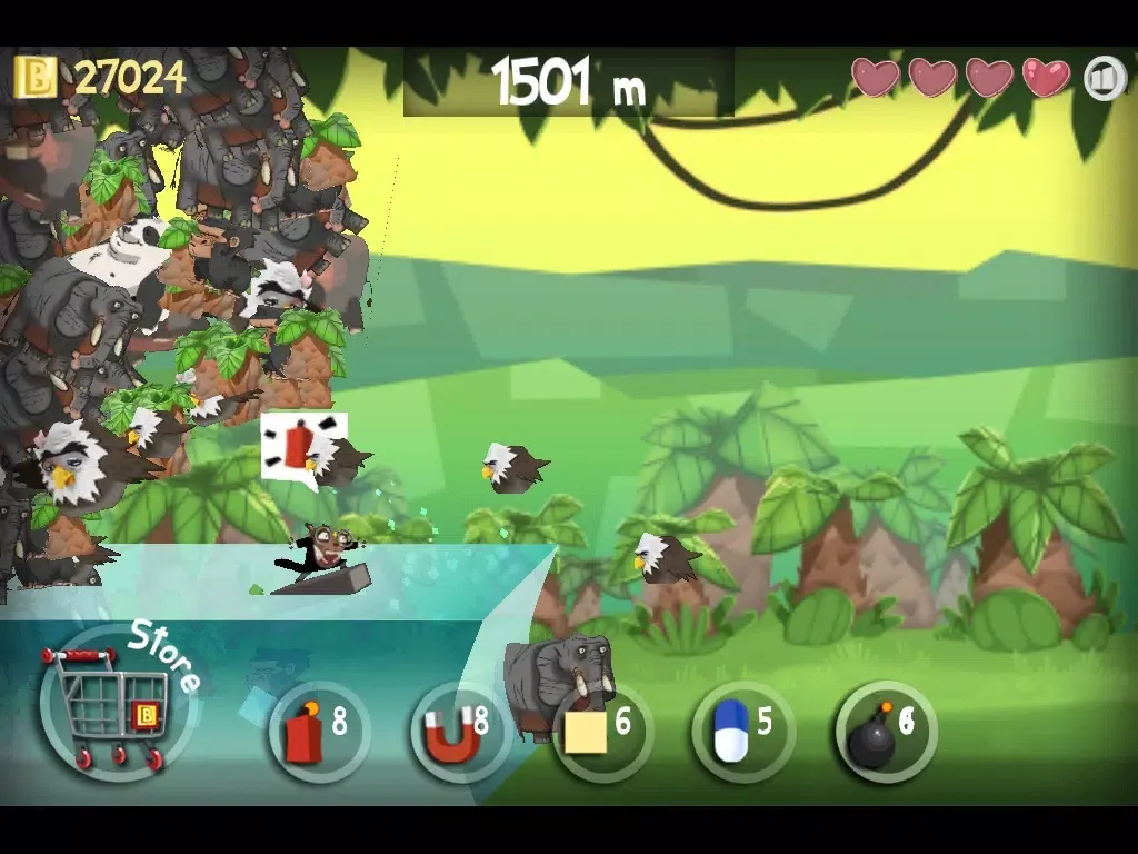 Tangkapan skrin Surfing Beaver iPad 