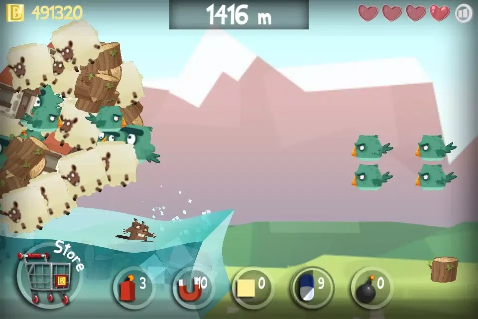 Tangkapan skrin Surfing Beaver
