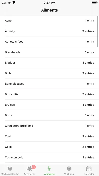 Screenshot di Medicinal Herbs Info