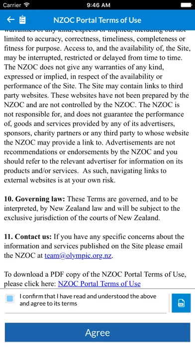 NZ Team Hub Screenshots