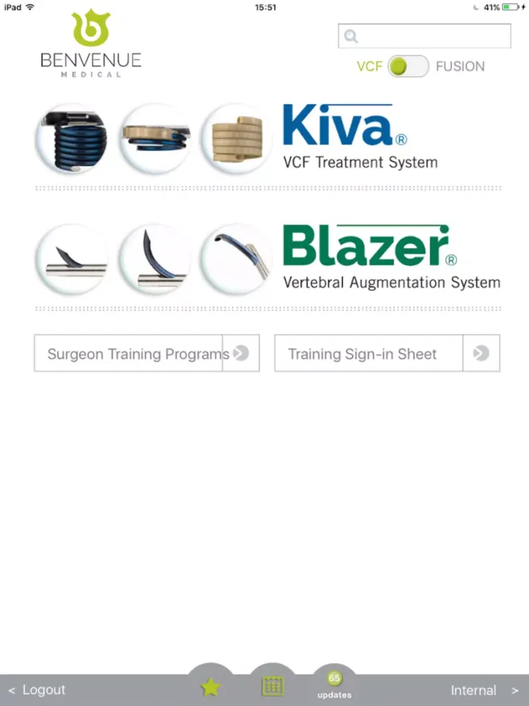 صور Benvenue Medical Sales App iPad 