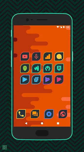 ภาพหน้าจอของ Folium – leaf-shaped icons
