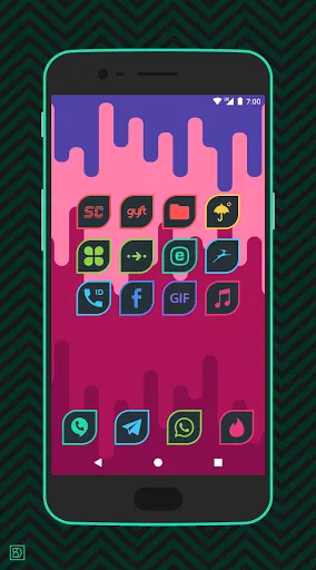 ภาพหน้าจอของ Folium – leaf-shaped icons